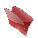 Dossier rouge Icon