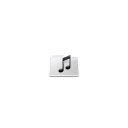Music Folder stripes Icon