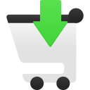 Shopping cart insert Icon