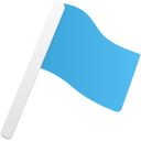 Flag1 blue Icon