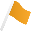 Flag1 orange Icon