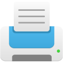 Printer blue Icon