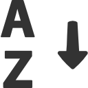 Data Grid Alphabetical Sorting Icon