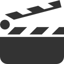 Photo Video Clapperboard Icon