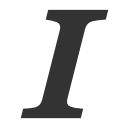 Text Formatting Italic Icon