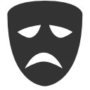 Theatre Set Tragedy mask Icon