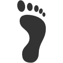 Tracks Footprints Right footprint Icon