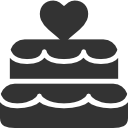 Wedding Wedding cake Icon