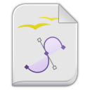 app vnd oasis opendocument graphics Icon