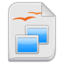 app vnd oasis opendocument presentation Icon