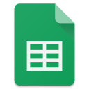 Filetype Sheets Icon