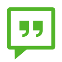 Communication messenger green Icon