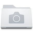 Folder Pictures White Icon