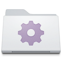 Folder Smart White Icon