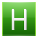 Letter H lg Icon