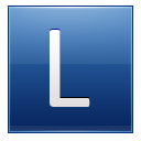 Letter L blue Icon