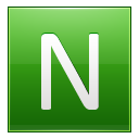 Letter N lg Icon