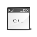 Run white Icon