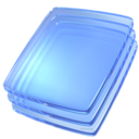 Blue Glass Icon