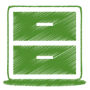 green archive Icon