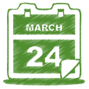 green calendar Icon