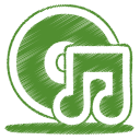 green music cd Icon