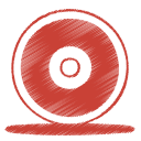 red cd Icon