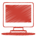 red monitor Icon