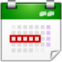 Actions view calendar workweek Icon