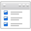 Actions view list details Icon