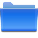 Places folder blue Icon