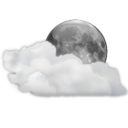 Status weather clouds night Icon