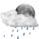 Status weather showers scattered night Icon