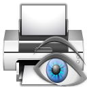 actions document print preview Icon