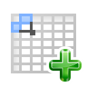 actions insert table Icon