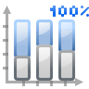 actions office chart bar percentage Icon