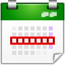 actions view calendar week Icon