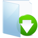 Folder Blue Download Icon