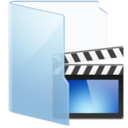 Folder Blue Video Icon