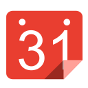 Utilities calendar red Icon