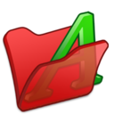 Folder red font1 Icon