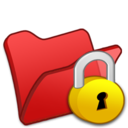 Folder red locked Icon