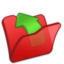 Folder red parent Icon
