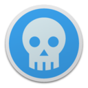 Skull blue Icon