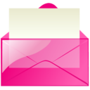 Mail pink Icon