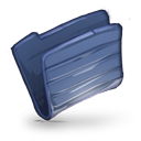 Folder Dark Blue Icon