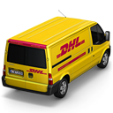 DHL Van Back Icon