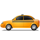 Taxi Left Yellow Icon