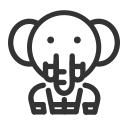 Baby elephant Icon