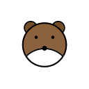 Animal icon - color - bear Icon